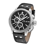 TW Steel CEO Adesso Japanese-Quartz Watch with Stainless-Steel Strap, Black, 24 (Model: CE7002)
