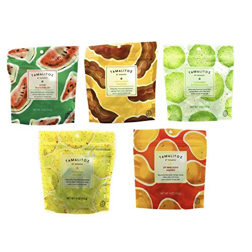  Tamalitoz by Sugarox Variety pack 5 flavors Tamalitoz - Mango, Watermelon, Tamarind, Cucumber, Pineapple