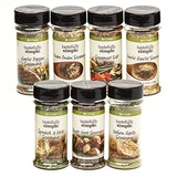 Tastefully Simple Super Seasoning Pack - 7 Pack Ultimate Seasoning Set - Garlic Pepper, Onion Onion, Garlic Garlic, Spinach and Herb, and MORE!