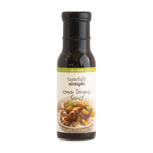  Tastefully Simple Honey Teriyaki Sauce - Use in Stir-Fry, Slow Cooker, Grilling Pork, Poultry and Salmon - 8 Fl oz (1-Pack)