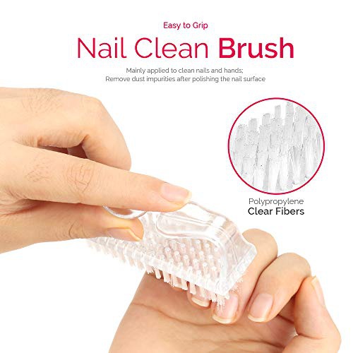  Teenitor gel nail remover kit with10pcs Gel Clip Remover, Brush for Nails, Nail Files 100/180, Buffer Block 400/4000, Stainless SteelCuticle Peeler and 115pcs Lint Free Cotton Pads