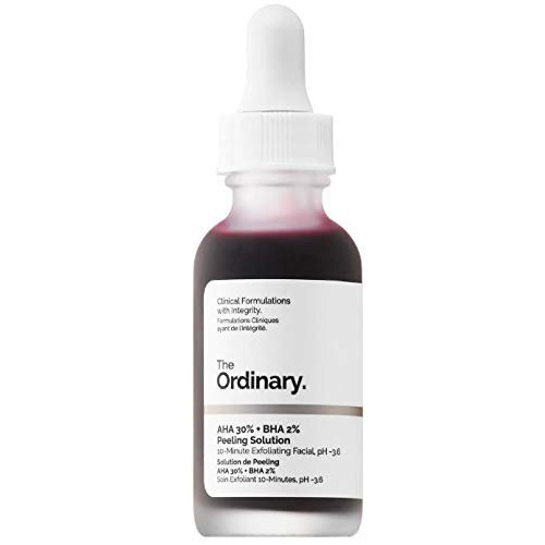  The Ordinary Peeling Solution And Hyaluronic Face Serum! AHA 30% + BHA 2% Peeling Solution! Hyaluronic Acid 2% + B5! Help Fight Visible Blemishes And Improve The Look Of Skin Textu