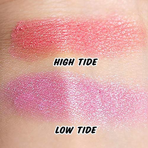  theBalm Highlighting Shadow, Blushes Duo, Highlighter Makeup, Brighten Face Color, Long-lasting, Beach Goer (High Tide & Low Tide), 2.24 ounces