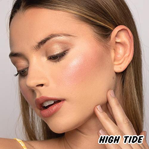  theBalm Highlighting Shadow, Blushes Duo, Highlighter Makeup, Brighten Face Color, Long-lasting, Beach Goer (High Tide & Low Tide), 2.24 ounces