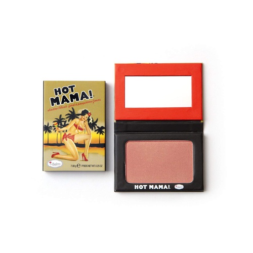  TheBalm Hot Mama! Shadow/Blush, Subtle Highlighter, Peachy-Pink Shade