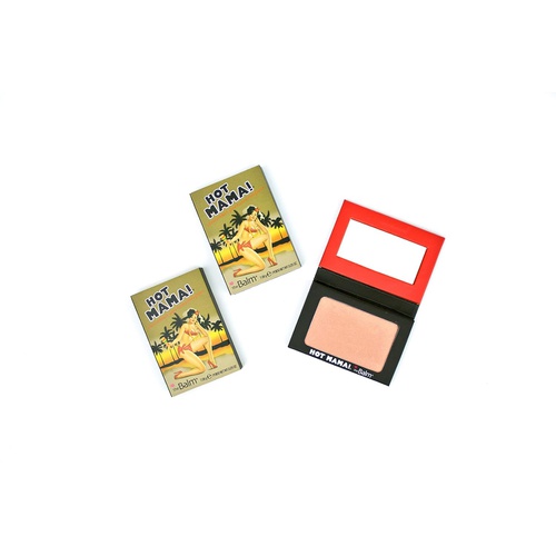  TheBalm Hot Mama! Shadow/Blush, Subtle Highlighter, Peachy-Pink Shade