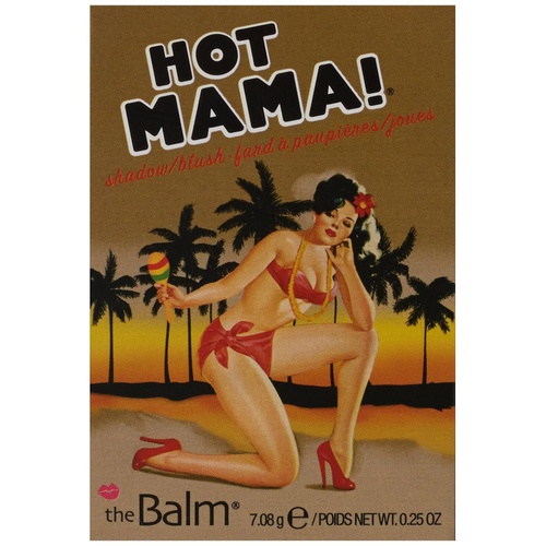  TheBalm Hot Mama! Shadow/Blush, Subtle Highlighter, Peachy-Pink Shade