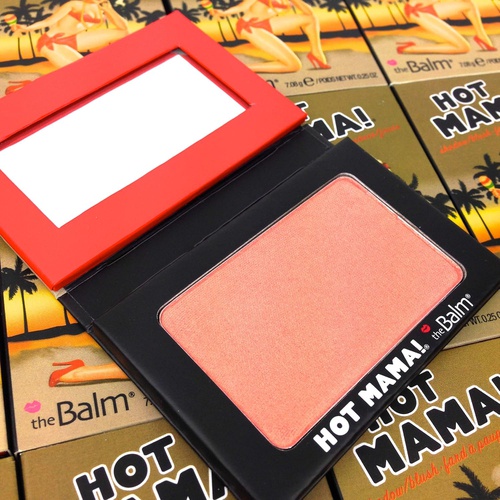  TheBalm Hot Mama! Shadow/Blush, Subtle Highlighter, Peachy-Pink Shade