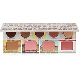 theBalm of Your Hand Greatest Hits Vol. 2 Face Palette, Long Lasting. 4 Blendable Eyeshadows, 3 Blush Colors, Matte Bronzer, Champagne-Hued Highlighter