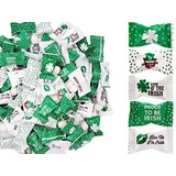 The Dreidel Company St. Patricks Irish Buttermints, Mint Candies, After Dinner Mints, Butter Mint Candy, Green Leprauchan Design, Fat-Free, Individually Wrapped (275 Pieces)