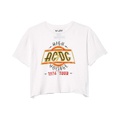 The Original Retro Brand ACDC High Voltage Raw Edge Vintage Cotton Tee