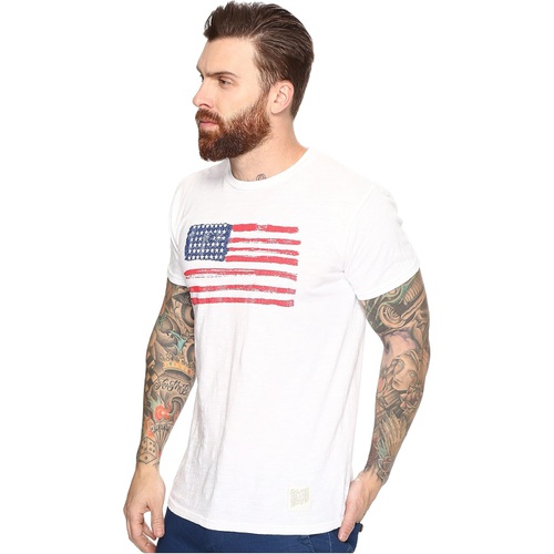  The Original Retro Brand American Flag Short Sleeve Slub Tee