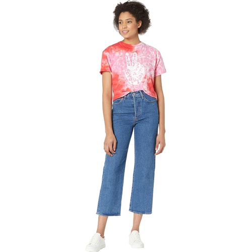  The Original Retro Brand Revolution Tie-Dye Raw Edge Slightly Crop Tee