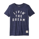 The Original Retro Brand Kids Vintage Tri-Blend Livin The Dream Short Sleeve Tee (Big Kids)