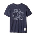 The Original Retro Brand Kids Be A Nice Human Short Sleeve Tri-Blend Tee (Big Kids)