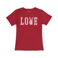 The Original Retro Brand Kids Peace and Love Cotton Crew Neck Tee (Big Kids)