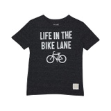 The Original Retro Brand Kids Life In The Bike Lane Tri-Blend Crew Neck Tee (Big Kids)