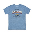 The Original Retro Brand Kids Tri-Blend Being Awesome Is My Super Power Tee (Big Kids)