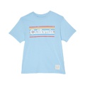 The Original Retro Brand Kids California Stripes Cotton Crew Neck Tee (Big Kids)