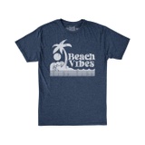 The Original Retro Brand Kids Beach Vibes Heathered Crew Neck Tee (Big Kids)