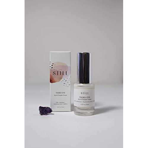  The Still Beauty Eye Cream - USDA Organic Hemp (Anti-Inflammatory), Powdered Amethyst, Hyaluronic Acid (Plumping & Hydration), Caffeine & Licorice Root (Brightening & Dark Circle Reduction)