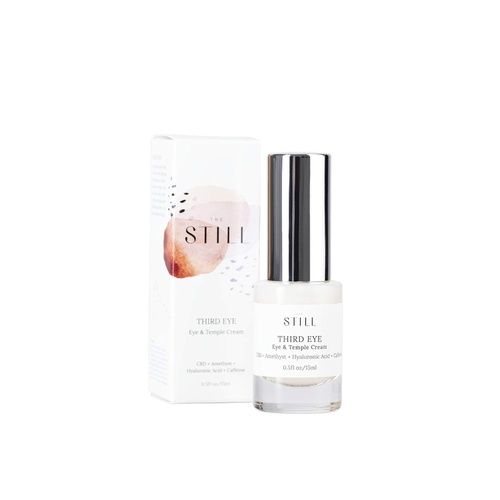  The Still Beauty Eye Cream - USDA Organic Hemp (Anti-Inflammatory), Powdered Amethyst, Hyaluronic Acid (Plumping & Hydration), Caffeine & Licorice Root (Brightening & Dark Circle Reduction)