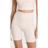 The Upside Houndstooth Dance Spin Shorts