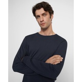 Theory Essential Long-Sleeve Tee in Anemone Modal Jersey