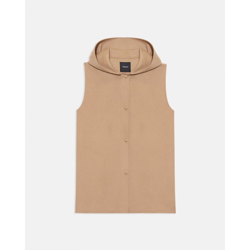 띠어리 Theory Clairene Vest in Double-Face Wool-Cashmere