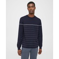 Theory Arnaud Crewneck Sweater in Regal Wool