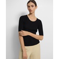 Theory Leenda Scoop Neck Sweater in Regal Wool