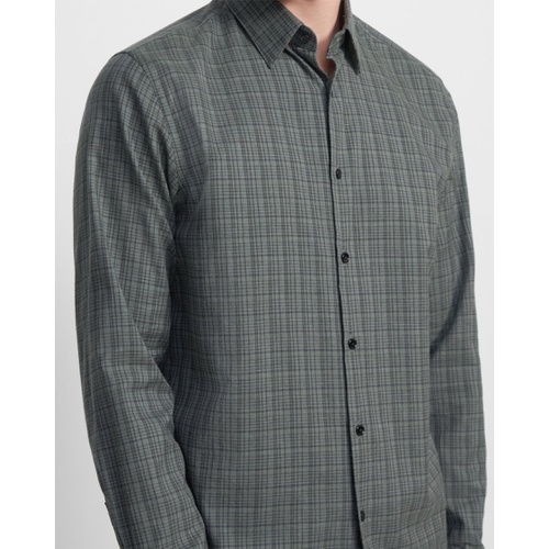 띠어리 Theory Irving Shirt in Cotton Flannel