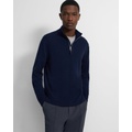 Theory Hilles Quarter-Zip Sweater in Cashmere