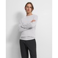 Theory Essential Long-Sleeve Tee in Anemone Modal Jersey