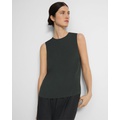 Theory Shell Top in Silk Georgette