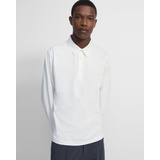 Theory Ronan Long-Sleeve Polo in Structure Knit