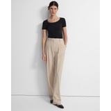 Theory Pleated Wide-Leg Pant in Good Wool