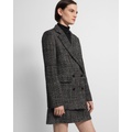 Theory Piazza Blazer in Wool-Blend Tweed