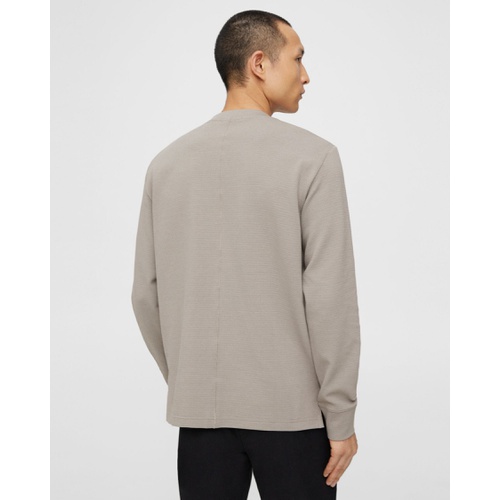 띠어리 Theory Ryder Long-Sleeve Tee in Waffle Knit