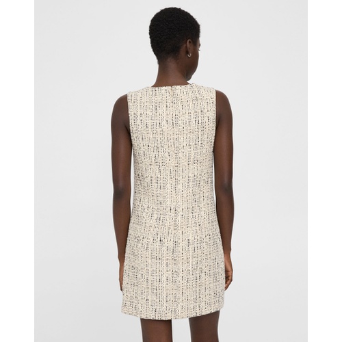 띠어리 Theory Shift Dress in Cotton-Blend Tweed