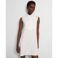 Theory Sleeveless Tunic Dress in Good Cotton