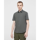 Theory Irving Short-Sleeve Shirt in Structure Knit