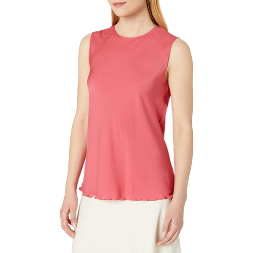 띠어리 Theory Womens Sleeveless Ruffle Shell