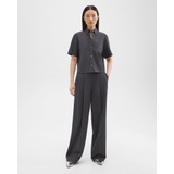 Double Pleat Pant in Good Wool