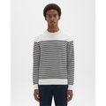 Striped Crewneck Sweater in Merino Wool