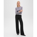 Relaxed Straight Pant in Admiral Crepe