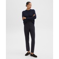 Tapered High-Waist Pant in Sleek Flannel