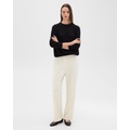 Wide-Leg Pull-On Pant in Admiral Crepe