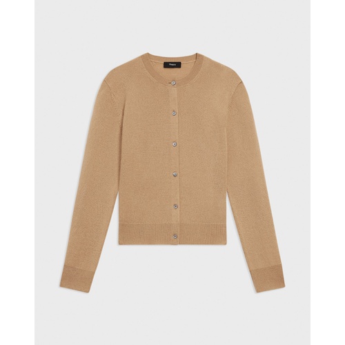 띠어리 Crewneck Cardigan in Cashmere