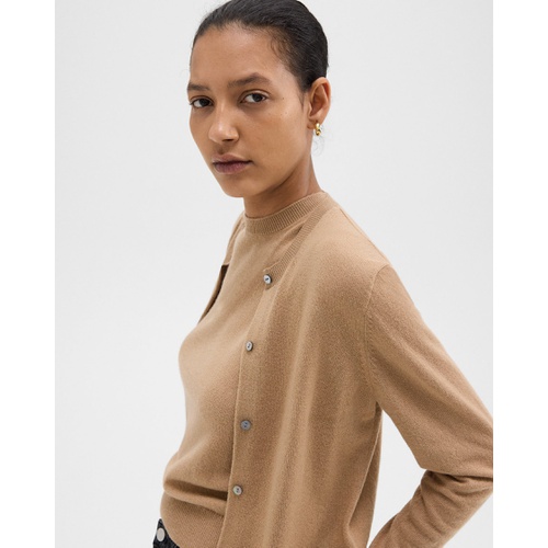 띠어리 Crewneck Cardigan in Cashmere